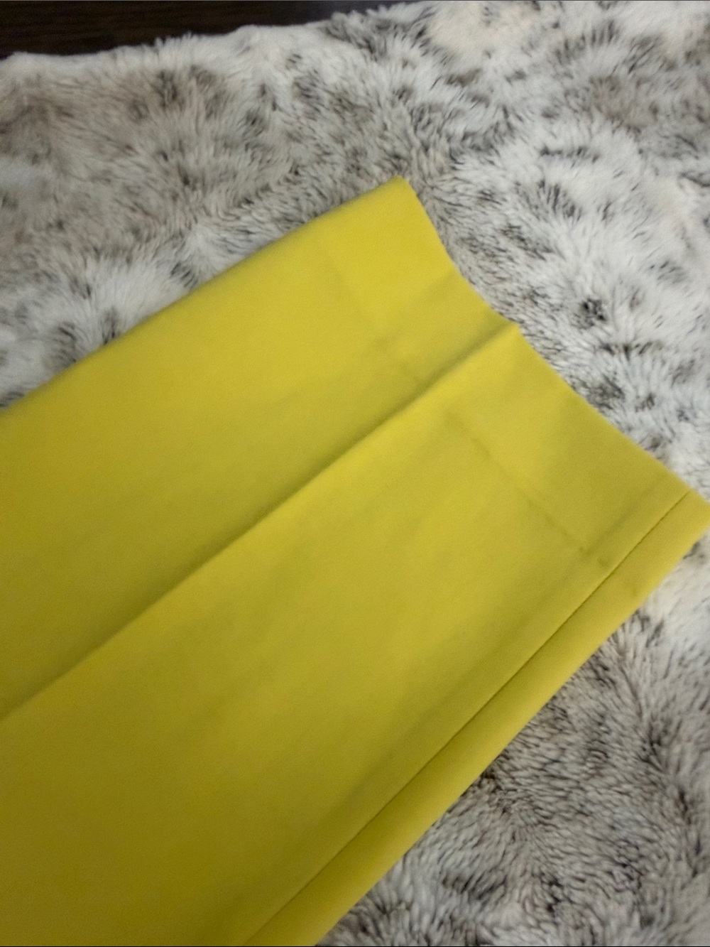 Calvin Klein Bright Yellow Cropped Dress Pants - Picture 5 of 6